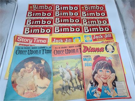 LOT OF OLD 1960'S MAGAZINES (Bimbo,Diana,jack & jill, amongst others)