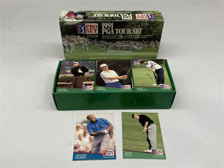 1991 PGA TOUR SET CARD BOX (Includes Rookie Daly)