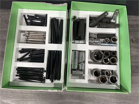70 PEICES DRILL BITS + 27 PEICES SOCKETS