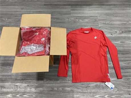 23 NWT FIRSTAR RED LONG SLEEVES - L