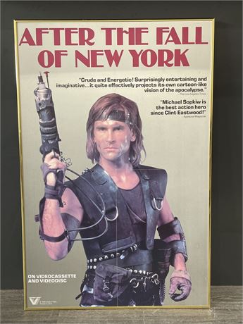 VINTAGE ‘AFTER THE FALL OF NEW YORK’ POSTER (24”X36”)