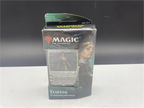 MAGIC THE GATHERING ELSPETH PLANESWALKER DECK - INC. 2 BOOSTERS