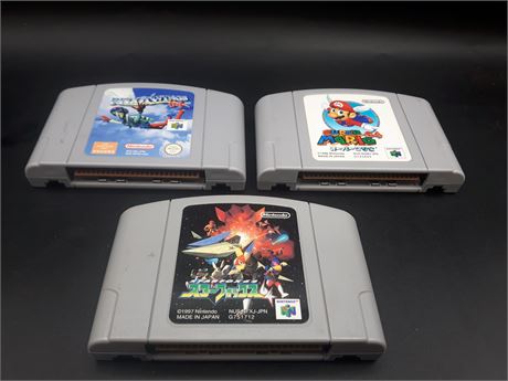 COLLECTION OF JAPANESE N64 GAMES - TESTED & WORKING