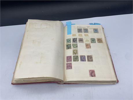 STAMP COLLECTION - WORLD WIDE OLD ALBUM ~1880 - 1930’s