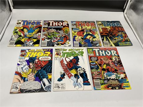 7 THE MIGHTY THOR COMICS