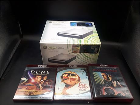 HD PLAYER WITH MOVIES - CIB - EXCELLENT CONDITION