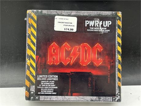 SEALED AC/DC - POWER UP LIMITED EDITION CD DELUXE LIGHTBOX