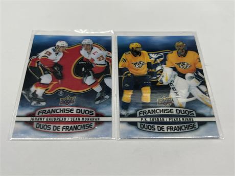 (2) 2019 FRANCHISE DUOS CARDS