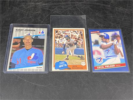 3 ROOKIE MLB CARDS