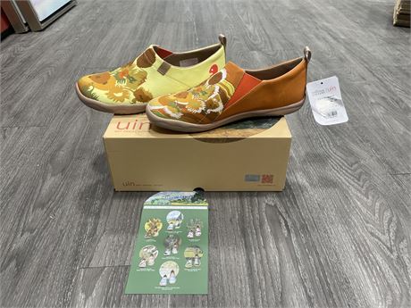 (NEW WITH TAGS) THE NATIONAL GALLERY VAN GOGH SUNFLOWERS (RECREATION V3) SHOES -