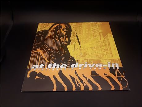 RARE - AT THE DRIVE-IN : RELATIONSHIP OF COMMAND (M)- MINT - VINYL