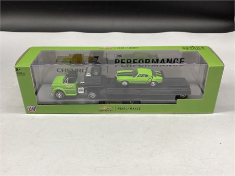 LIMITED EDITION M2 DIECAST CHEVROLET TRUCK & CAR IN BOX