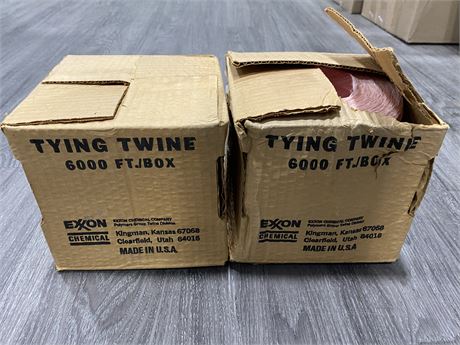 2 BOXES OF TYPING TWINE