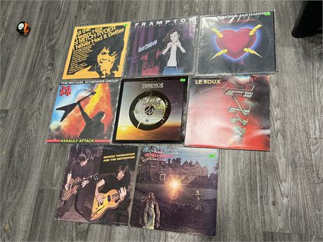 8 MISC RECORDS - VG