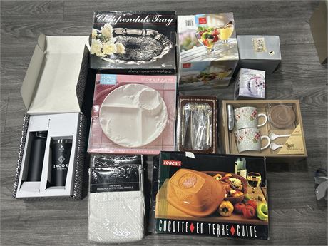 LARGE LOT OF ASSORTED HOME GOODS - ALL NEW IN BOX
