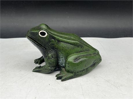 SMALL CAST IRON FROG - 6”