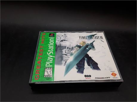 FINAL FANTASY VII - VERY GOOD CONDITION - PLAYSTATION ONE