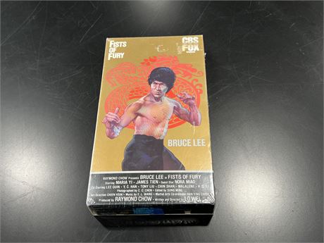 SEALED BRUCE LEE FISTS OF FURY VHS