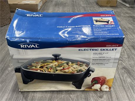 NEW OPEN BOX RIVAL ELECTRIC SKILLET
