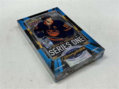 SEALED 2023/24 SERIES ONE UPPER DECK NHL HOBBY CARD BOX