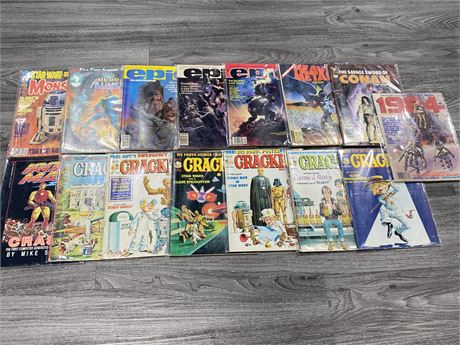 (15) MISC. COMIC MAGS