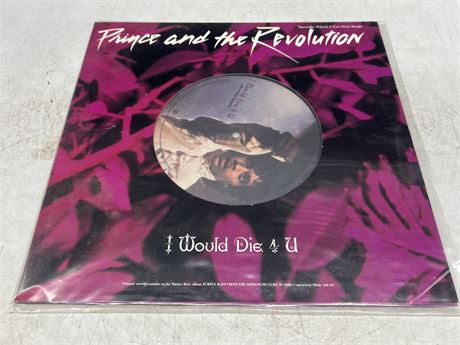 PRINCE & THE REVOLUTION - I WOULD DIE FOR YOU - VG (Slightly scratched)