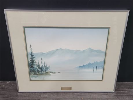 FRAMED WATERCOLOR (28"x23")