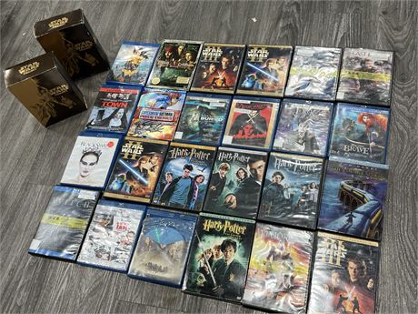 LOT OF DVDS & BLURAYS
