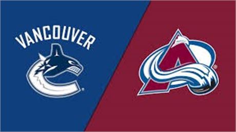 2 TICKETS - VANCOUVER CANUCKS VS COLORADO AVALANCHE (WED. MARCH 13TH @ 7:30PM)
