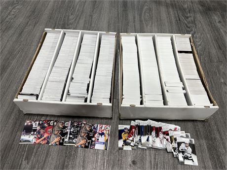 2 FLATS OF NHL CARDS