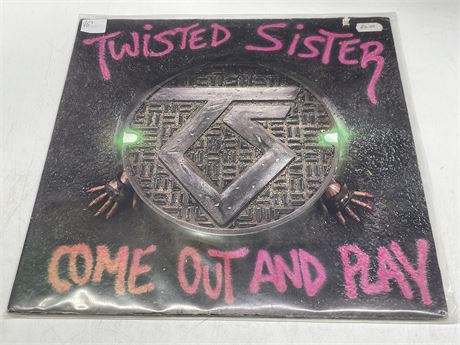 TWISTED SISTER - COME OUT AND PLAY - VG+