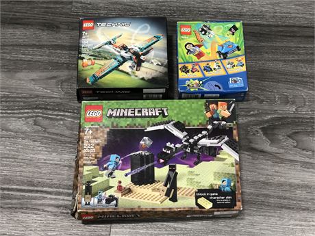 3 BOXES OF LEGO 1 SEALED