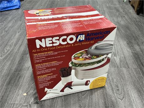 NEW OPEN BOX NESCO FOOD DEHYDRATOR - NEVER USED