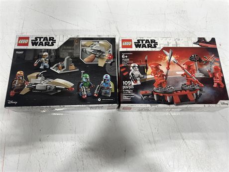 2 SEALED LEGO STAR WARS 75225 & 75267