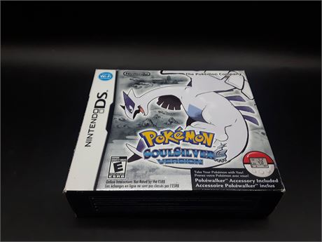 POKEMON SOULSILVER VERSION - WITH BOX / POKEWALKER - VERY GOOD CONDITION - DS