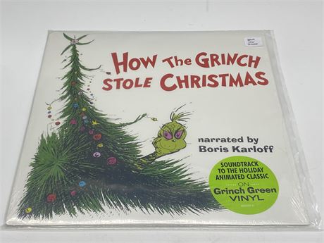 SEALED HOW THE GRINCH STOLE CHRISTMAS - GRINCH GREEN VINYL