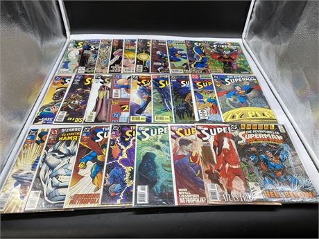 27 SUPERMAN COMICS