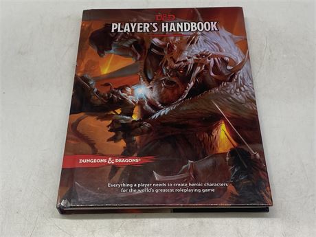 DUNGEONS AND DRAGONS 5E PLAYERS HANDBOOK