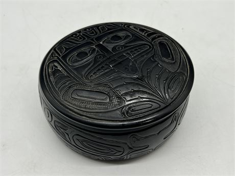 INDIGENOUS CARVED BOX (6” wide)