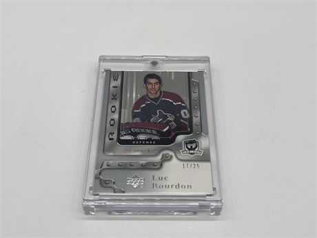 06-07 THE CUP LUC BOURDON ROOKIE - #17/25