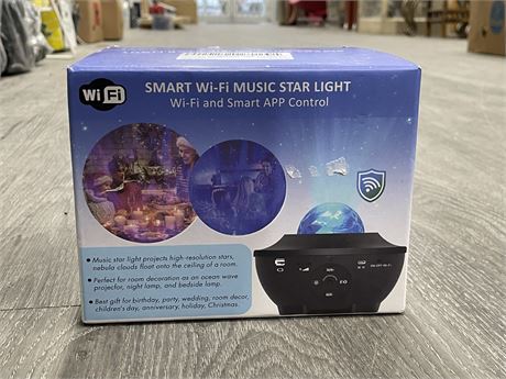 NEW IN BOX SMART WIFI MUSIC STAR LIGHT