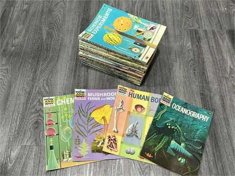 LOT OF VINTAGE THE HOW AND WHY WONDER MAGS