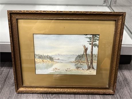 ORIGINAL WATER COLOUR BY M. FOSTER (15”x12”)