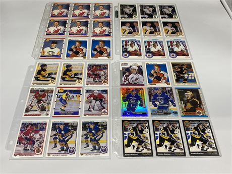 36 NHL ROOKIE CARDS