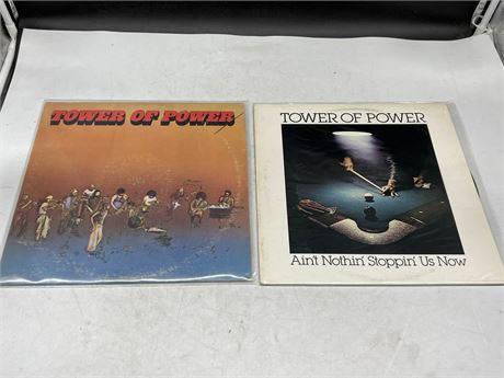 2 TOWER OF POWER RECORDS - EXCELLENT (E)