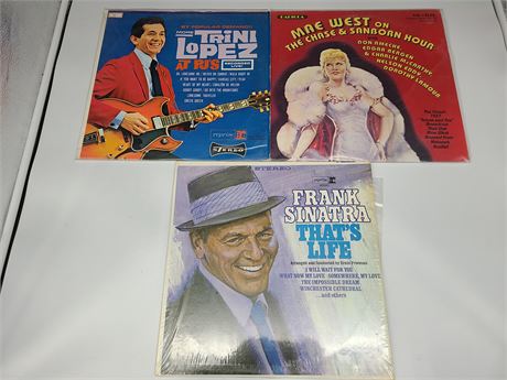 3 MISC. RECORDS (very good condition)