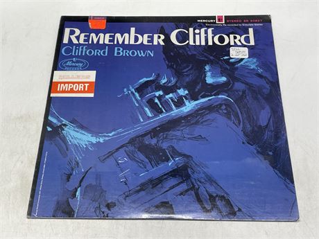 SEALED OLD STOCK - CLIFFORD BROWN - REMEMBER CLIFFORD