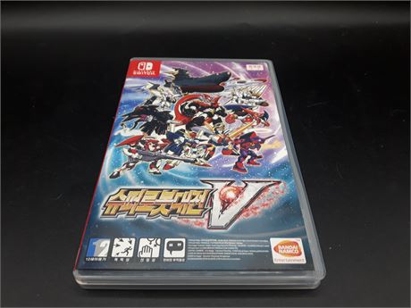 SUPER ROBOT WARS V - VERY GOOD CONDITION - SWITCH