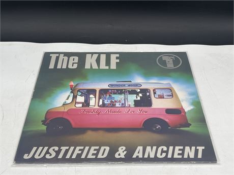 THE KLF - JUSTIFIED & ANCIENT - NEAR MINT (NM)