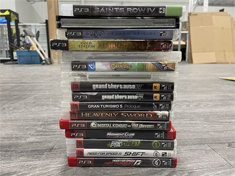 16 PS3 GAMES